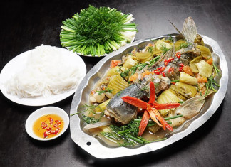 cá chép om dưa