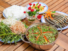 Lẩu cá kèo rau đắng ngon khó cưỡng