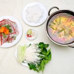 Lẩu cá trắm giòn sần sật